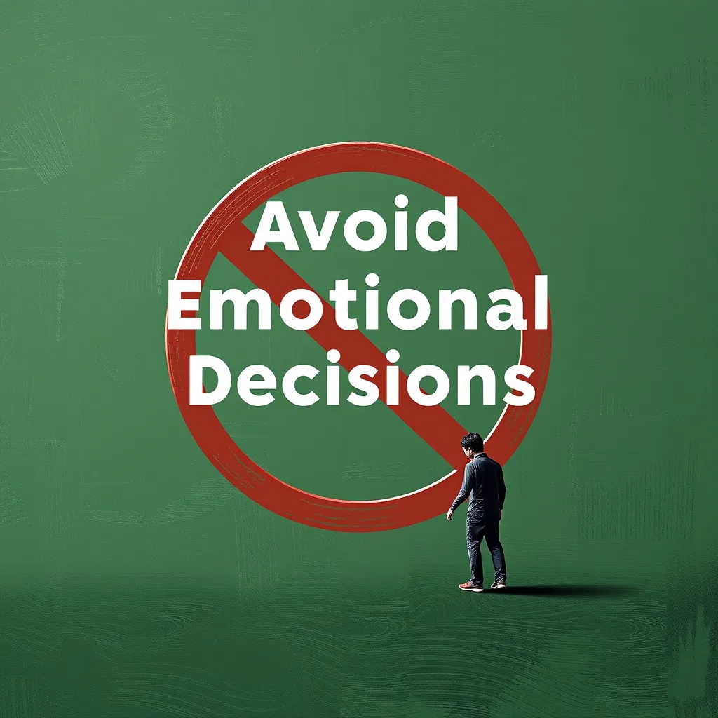 Avoid Emotional Decisions
